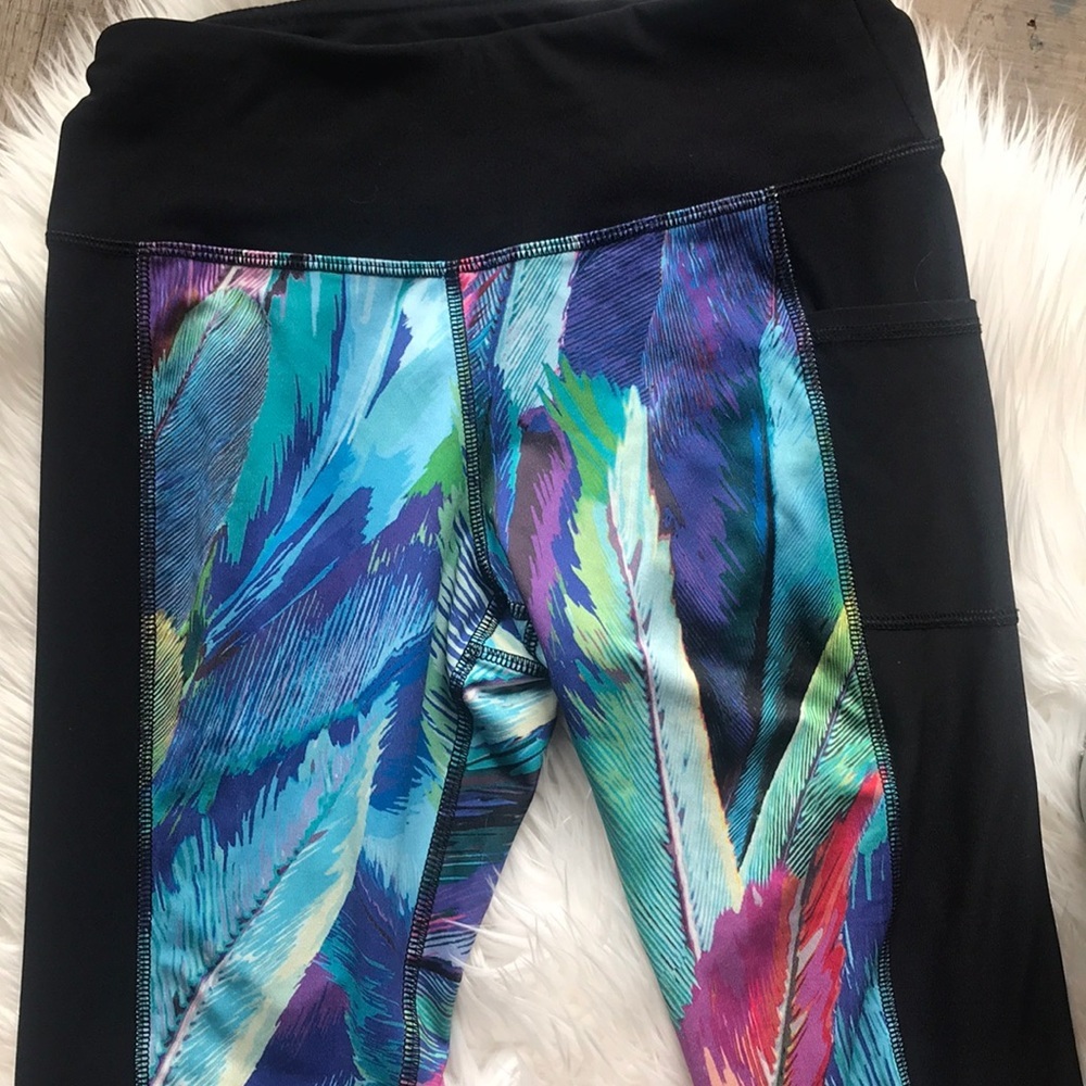 X by Gottex Colorful Capri leggings SP EUC - Picture 3 of 12